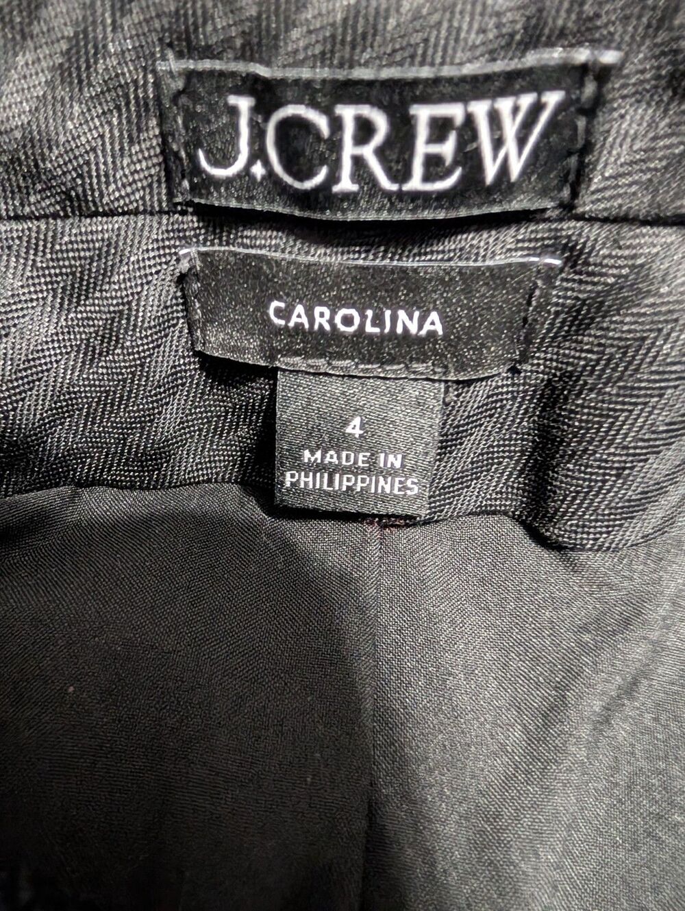 J.Crew Carolina Wide Leg Pants Size 4 Black Quiet Luxury Trouser Office Siren - Picture 4 of 7